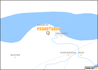 map of Fëdortsova