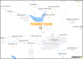 map of Fedoseyevka