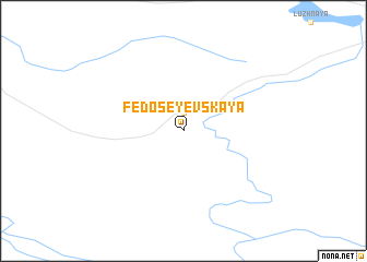 map of Fedoseyevskaya