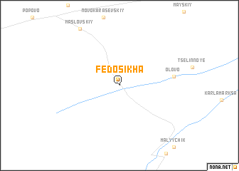 map of Fedosikha