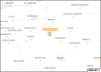 map of Fedoski