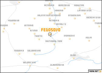 map of Fedosovo