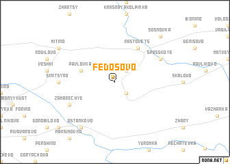 map of Fedosovo