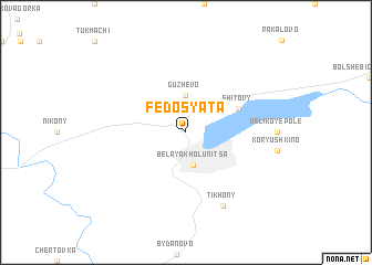 map of Fedosyata