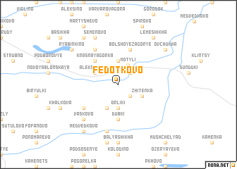 map of Fedotkovo