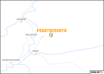 map of Fedotovskaya