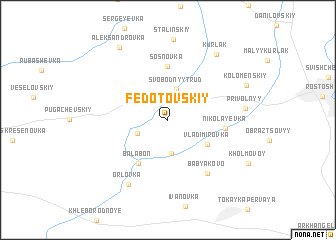 map of Fedotovskiy