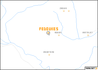 map of Fedoukes