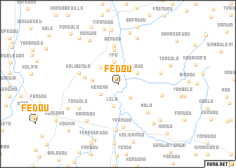 map of Fédou