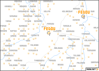 map of Fedou