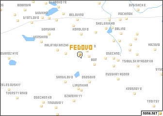 map of Fedovo