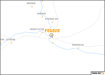 map of Fedovo