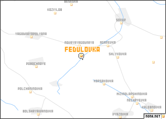 map of Fedulovka