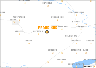 map of Fedurikha