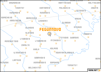 map of Fedurnovo