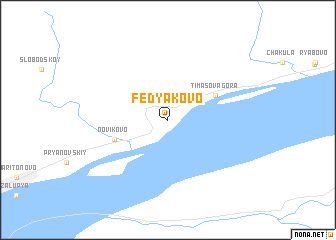 map of Fedyakovo