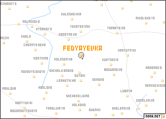 map of Fedyayevka