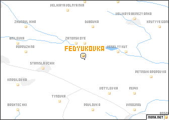 map of Fedyukovka