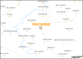 map of Fedyukovo