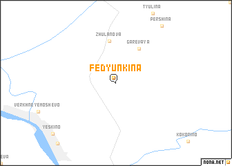 map of Fedyun\