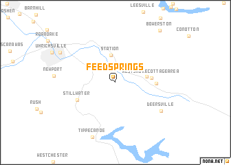 map of Feed Springs