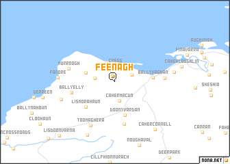 map of Feenagh