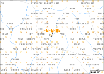 map of Fefehoe