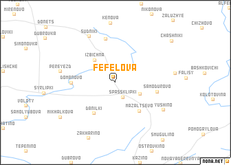 map of Fefelova