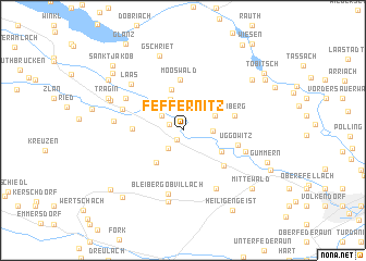 map of Feffernitz