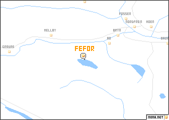 map of Fefor