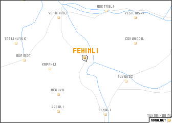 map of Fehimli