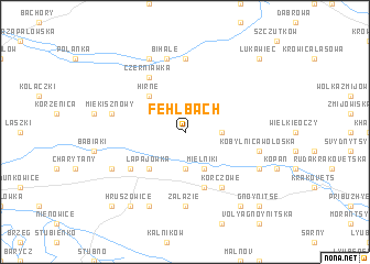 map of Fehlbach