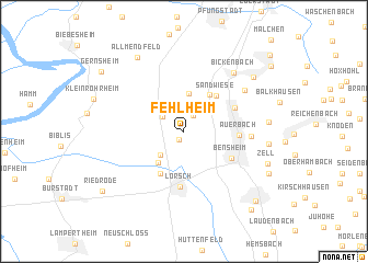 map of Fehlheim