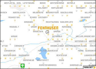 map of Fehnhusen