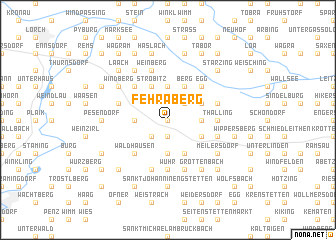 map of Fehraberg