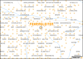 map of Fehringleiten