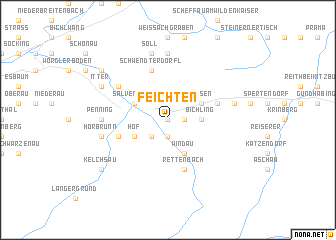 map of Feichten