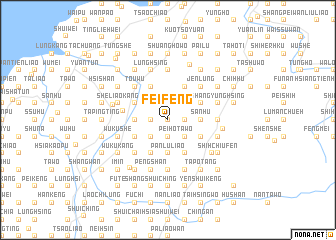 map of Fei-feng