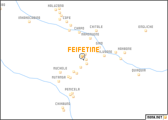 map of Feifetine