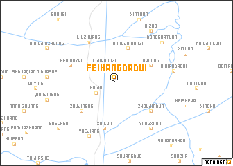 map of Feihangdadui