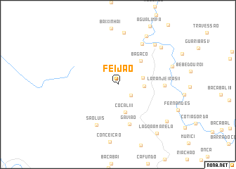 map of Feijão