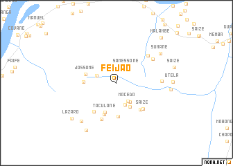 map of Feijão