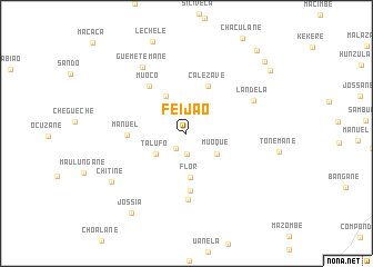 map of Feijão