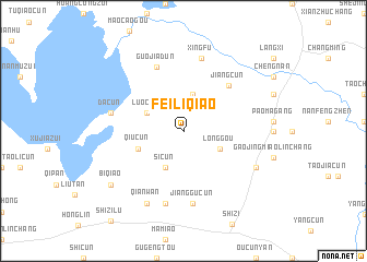 map of Feiliqiao