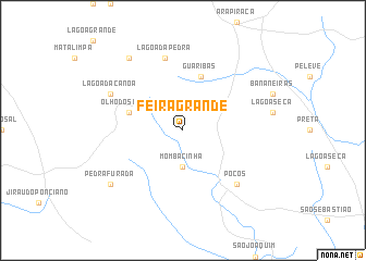 map of Feira Grande