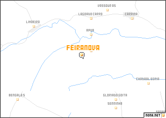 map of Feira Nova
