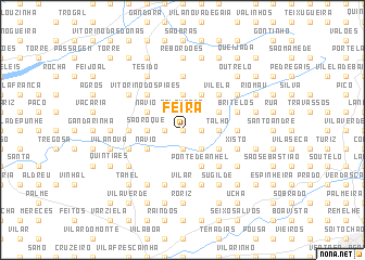 map of Feira