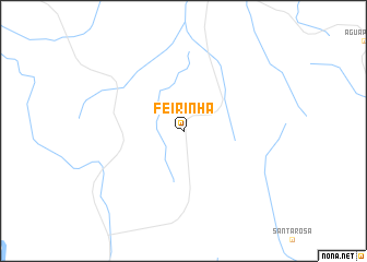 map of Feirinha