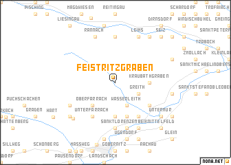 map of Feistritzgraben