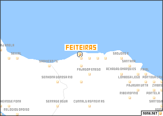 map of Feiteiras